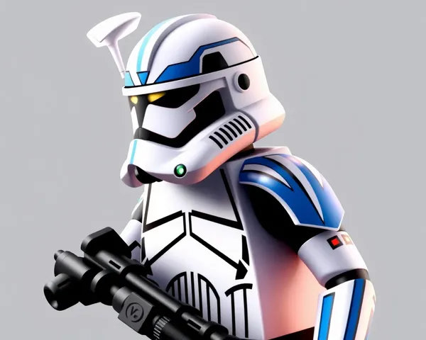 Icone du clone trooper Lego PNG fichier de format