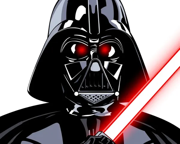 Icone graphique de Darth Vader en format image PNG