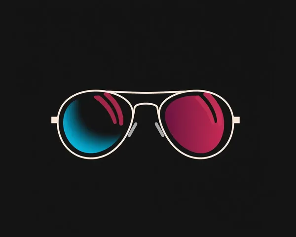 Icones de lunettes de pilote noir transparent en PNG