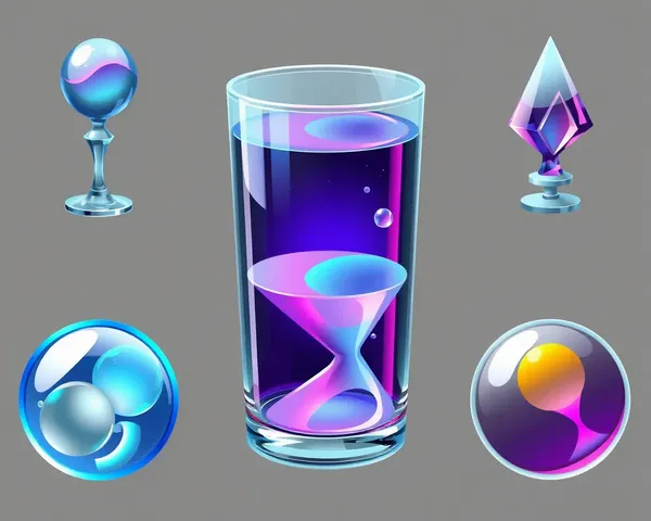 Icones de morphisme en verre, PNG pour usage de conception