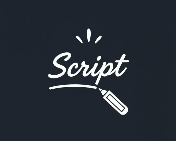 Icône d'écriture de script en format PNG