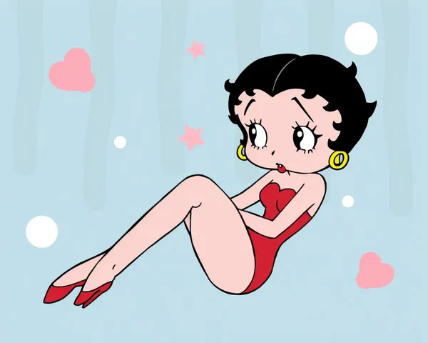 Icône de Personnage de Betty Boop en Format PNG