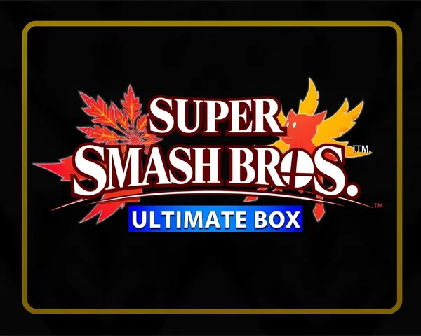 Icône de boîte de Super Smash Bros Ultimate PNG