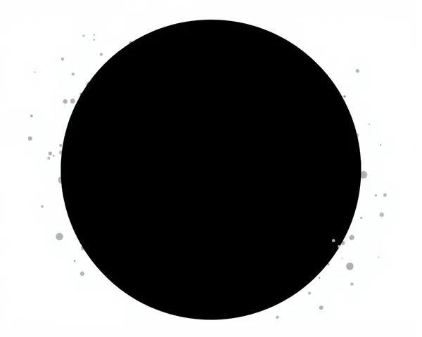 Icône de cercle noir en format vectoriel PNG