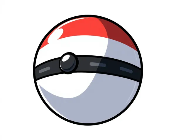 Icône de la boule de Pokémon PNG, graphique récupéré