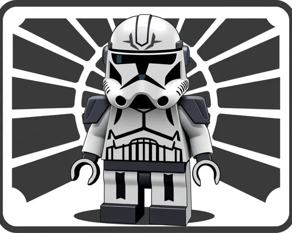 Icône du clone trooper Lego PNG téléchargeable gratuitement