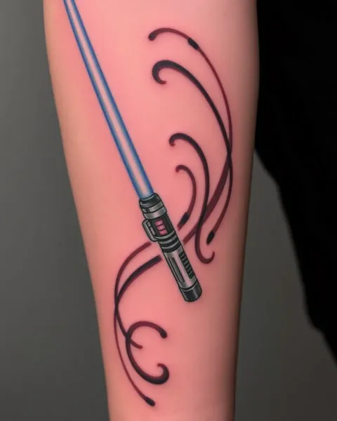 Ideas Innovantes pour l'Art de Tatouage de Sabre Laser