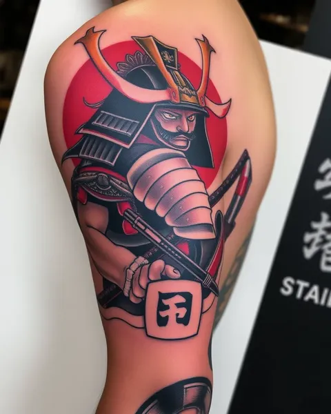 Idées d'inspiration pour les tatouages samouraï pour les cœurs braves