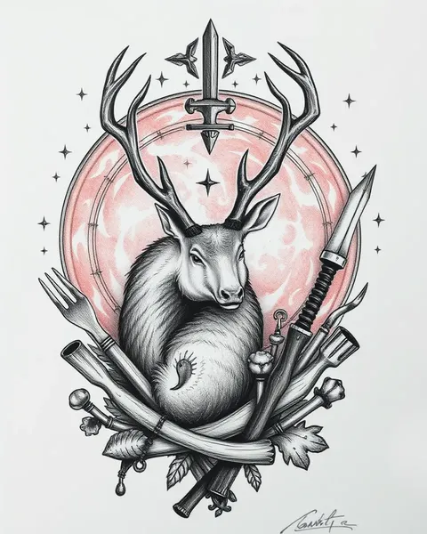 Idées d'inspiration pour tatouage de chasse pour les braves