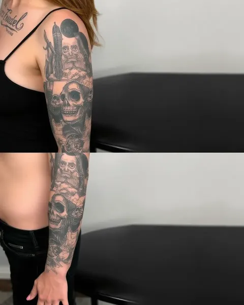 Idées de Couverture de Tatouage pour Manchon pour Cacher les Imperfections