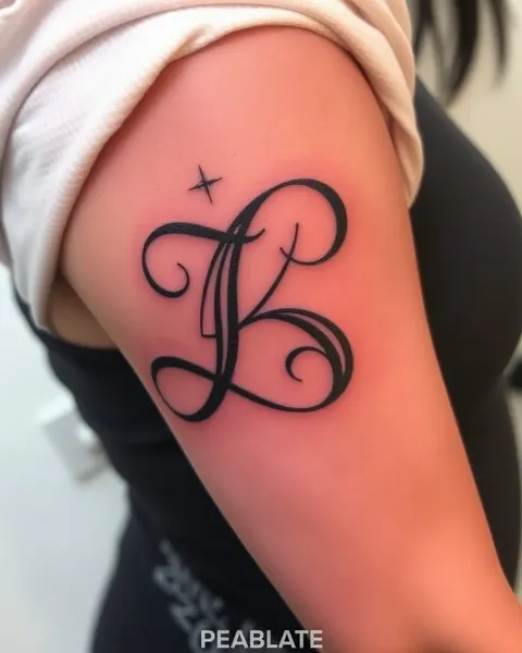 Idées de Tatouage Initial Simple pour des Conceptions Minimalistes