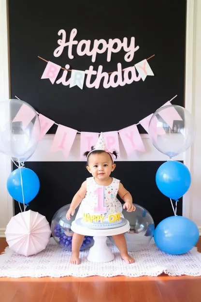 Idées de Thème pour le Premier Anniversaire d'une Fille pour une Célébration Douce