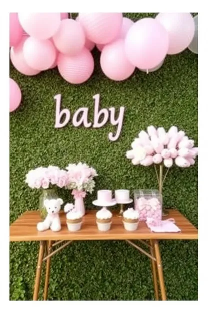 Idées de baby shower pour planifier un bébé fille