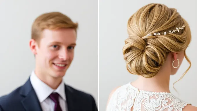 Idées de coiffure en haut pour la mariée 2025