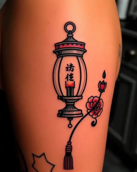 Idées de conception de tatouage de lanterne unique pour l'inspiration