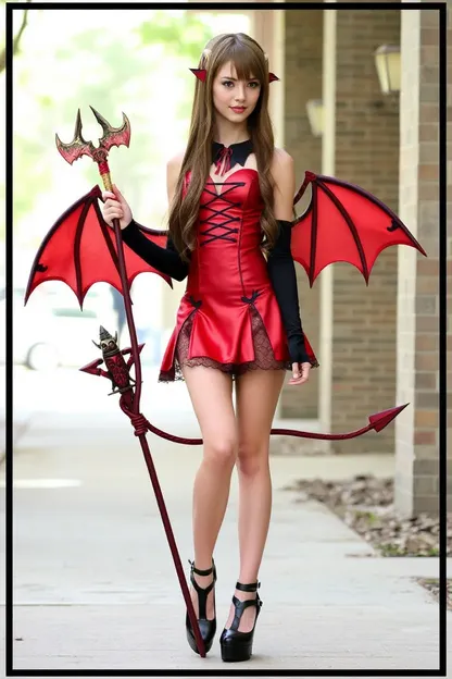 Idées de costumes de fille diable pour fête de costume