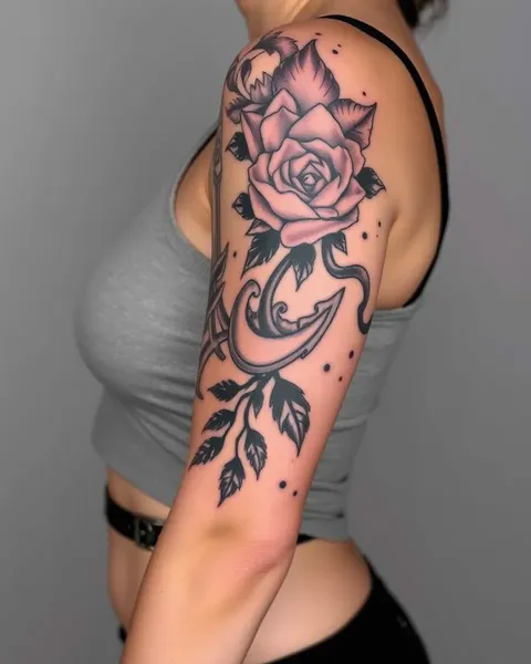 Idées de manchon tatoué pour un style unique et audacieux pour les dames