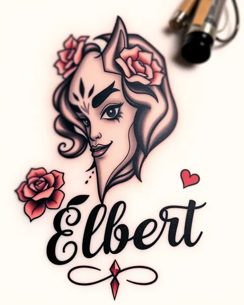 Idées de noms de tatouage pour femme d'Albert