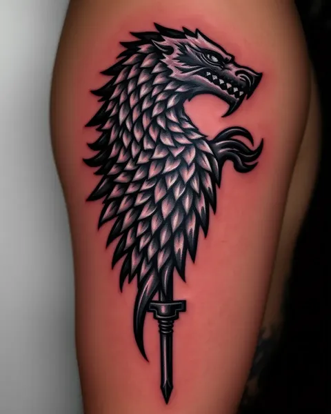 Idées de tatouage Game of Thrones pour les fans dévoués