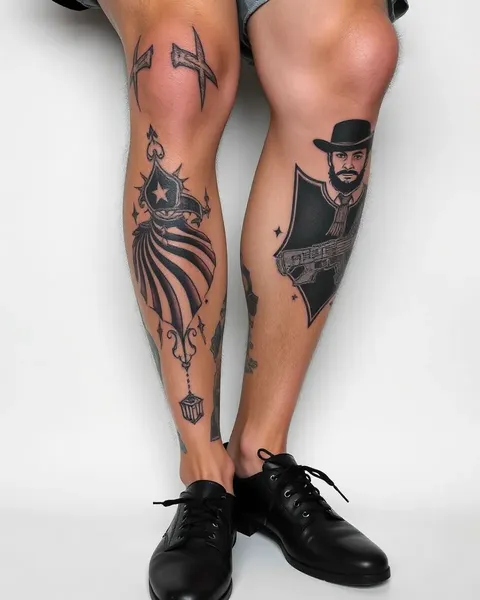 Idées de tatouage de jambe pour les hommes