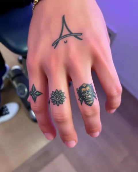 Idées de tatouage de phalanges significatives pour l'identité personnelle