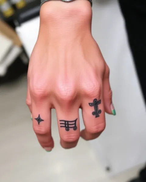 Idées de tatouage pour les articulations pour des conceptions minimalistes et élégantes