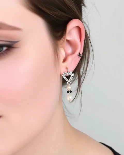 Idées de tatouage pour les oreilles des femmes : Conception mignonne et attractive