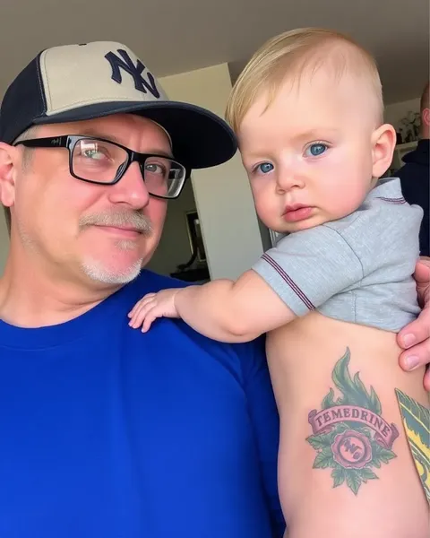 Idées de tatouage père et fils pour l'unité familiale