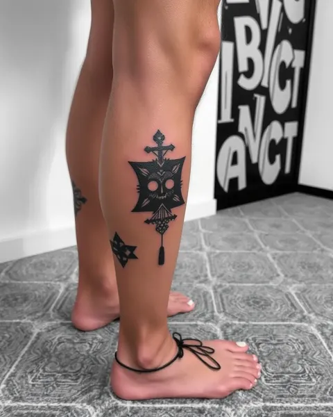 Idées de tatouages de jambe significatives pour les garçons pour s'exprimer