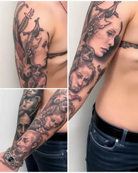 Idées de tatouages de manchon partiel pour les femmes