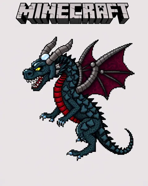 Idées de tatouages de peau de Minecraft personnalisées de dragon