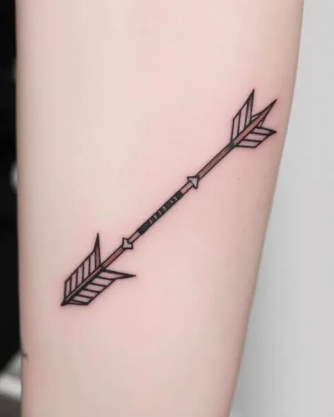 Idées de tatouages en forme d'arrows pour l'identité et le style personnel