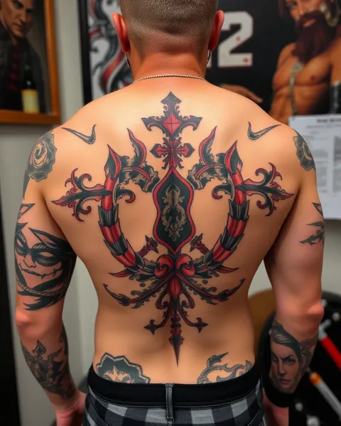 Idées de tatouages pour les hommes sur le dos uniques