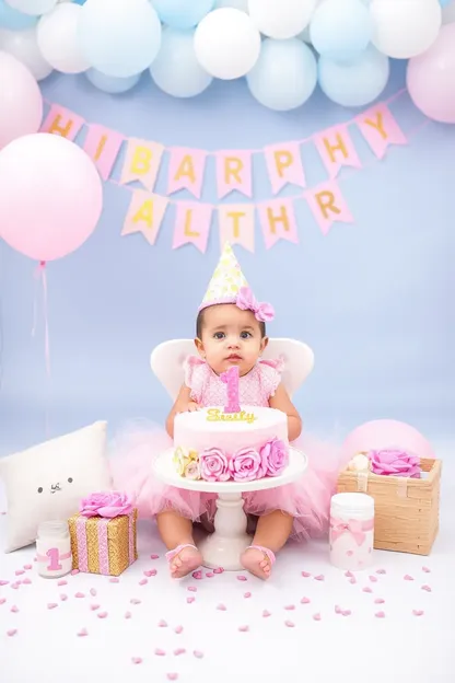 Idées de thème pour le premier anniversaire d'une petite fille pour une fête mémorable