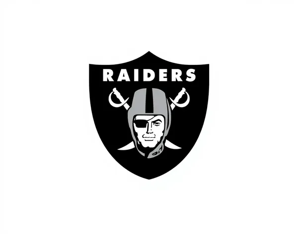 Illustration d'exemple de graphismes vectoriels de logo des Raiders en PNG