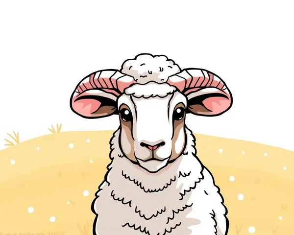 Illustration d'oreilles de mouton en PNG de clip art