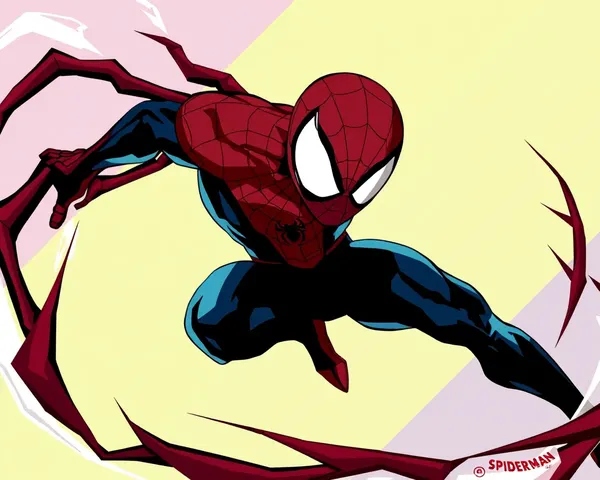 Illustration de Spidey en PNG