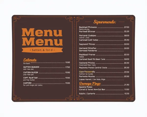 Illustration graphique vectoriel du menu latéral PNG