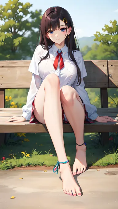 Illustrations de style hentai anime de pieds révélées