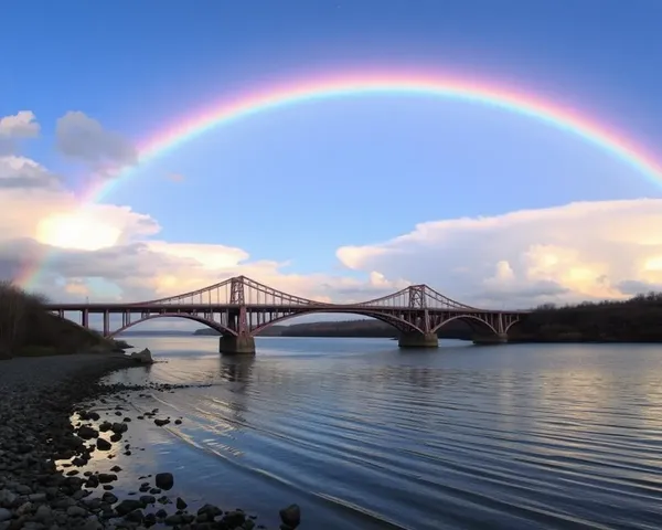 Illustrations du pont arc-en-ciel pour les amateurs de chats