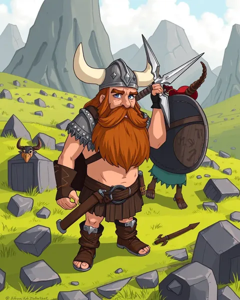 Illustrations et images de Viking en cartoon