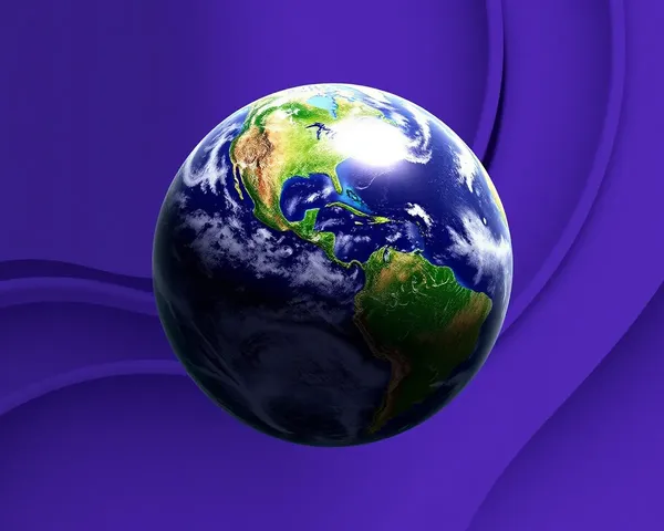 Image HD K4 de Planeta Morado PNG disponible