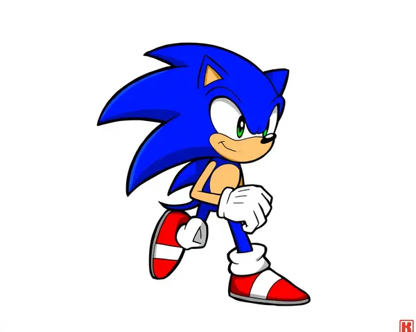 Image PNG de Sonic the Hedgehog affichée