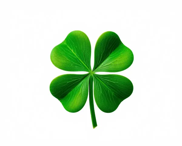 Image PNG de clover à 4 feuilles localisée