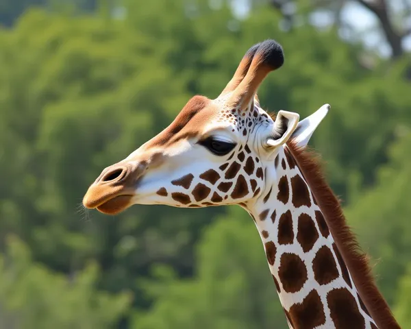 Image PNG de girafe sauvegardée