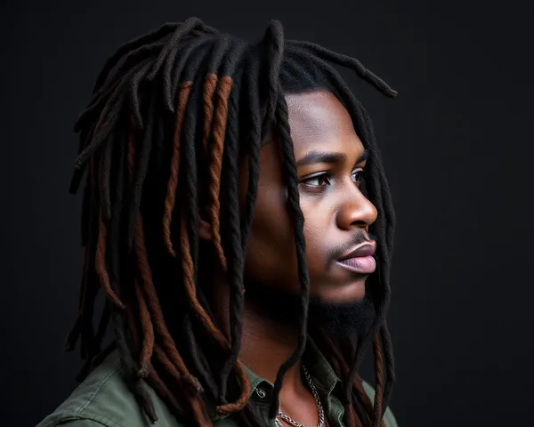 Image PNG de style dreadlocks