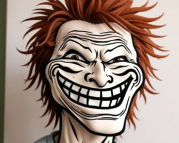 Image PNG de visage de trolleur trouvée sur Internet