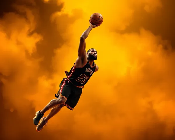 Image de 4K de Lebron James, image de bureau