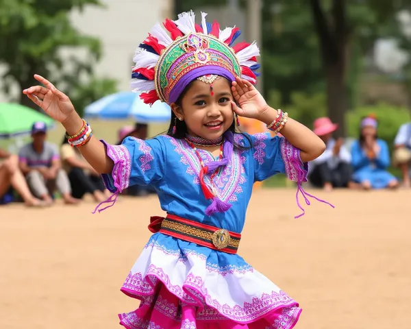 Image de Niña dansant retrouvée à nouveau