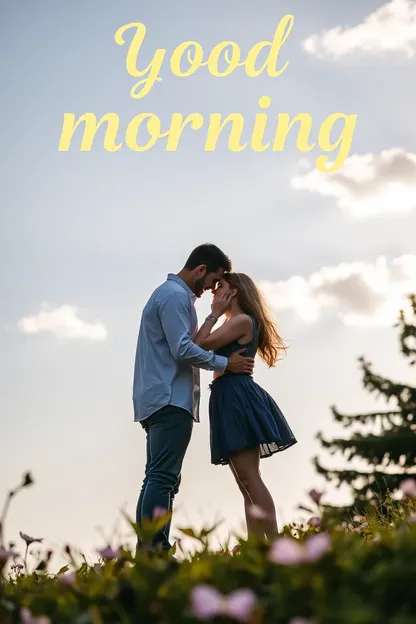 Image de bon matin pour l'amour et l'amitié